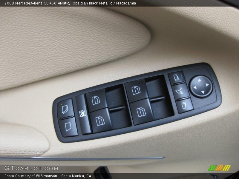 Obsidian Black Metallic / Macadamia 2008 Mercedes-Benz GL 450 4Matic