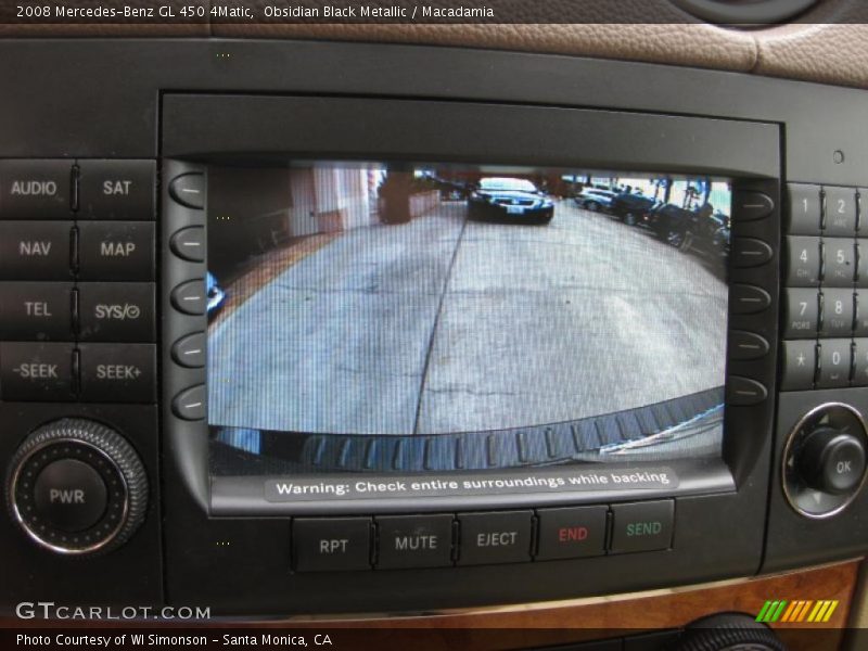 Obsidian Black Metallic / Macadamia 2008 Mercedes-Benz GL 450 4Matic