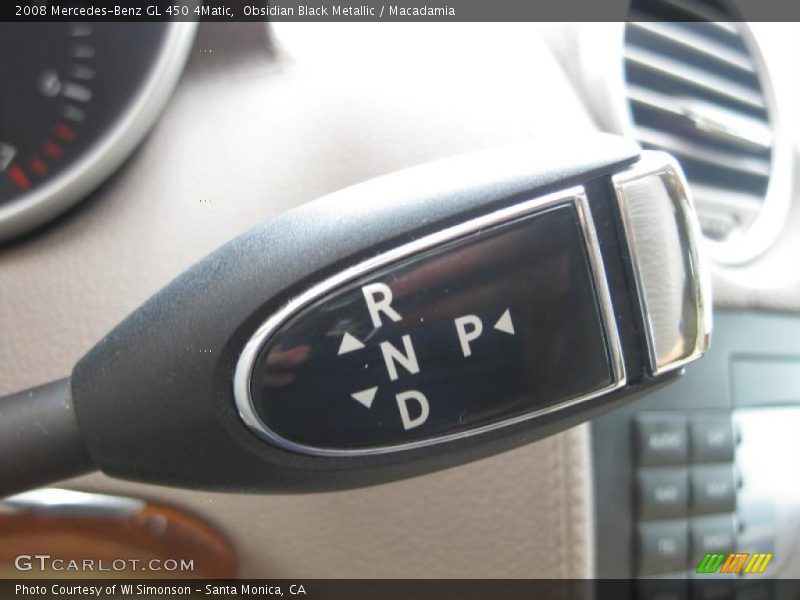 Obsidian Black Metallic / Macadamia 2008 Mercedes-Benz GL 450 4Matic