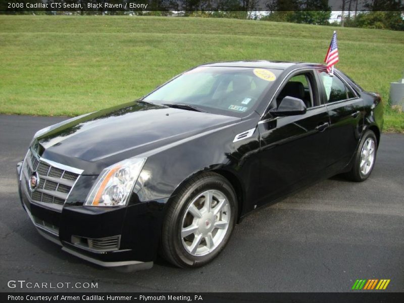 Black Raven / Ebony 2008 Cadillac CTS Sedan