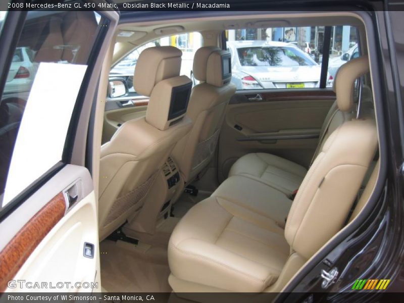 Obsidian Black Metallic / Macadamia 2008 Mercedes-Benz GL 450 4Matic
