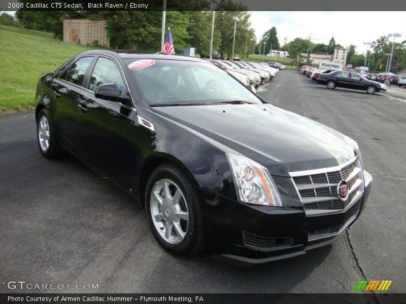 Black Raven / Ebony 2008 Cadillac CTS Sedan