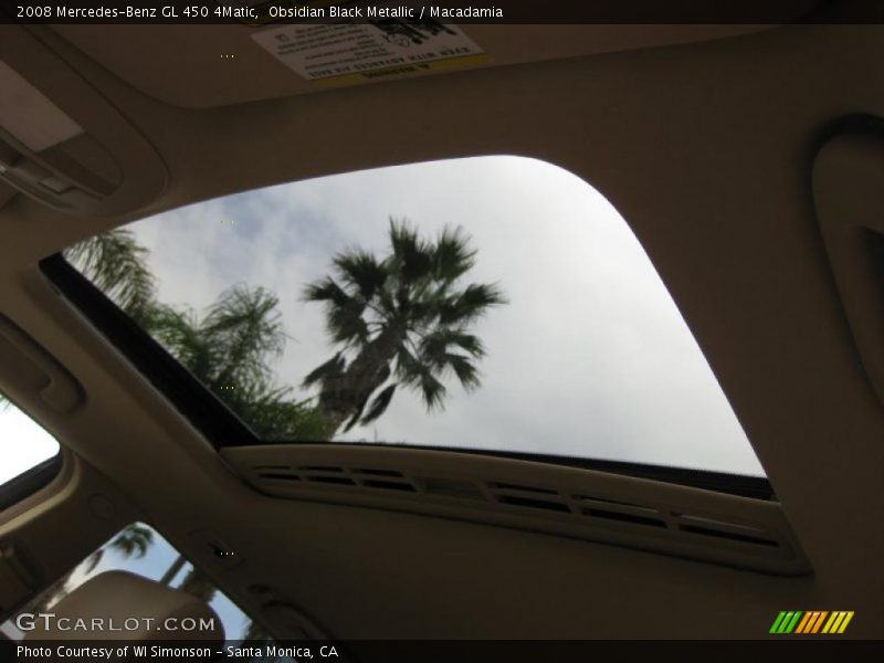 Obsidian Black Metallic / Macadamia 2008 Mercedes-Benz GL 450 4Matic