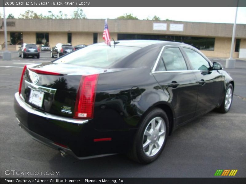 Black Raven / Ebony 2008 Cadillac CTS Sedan