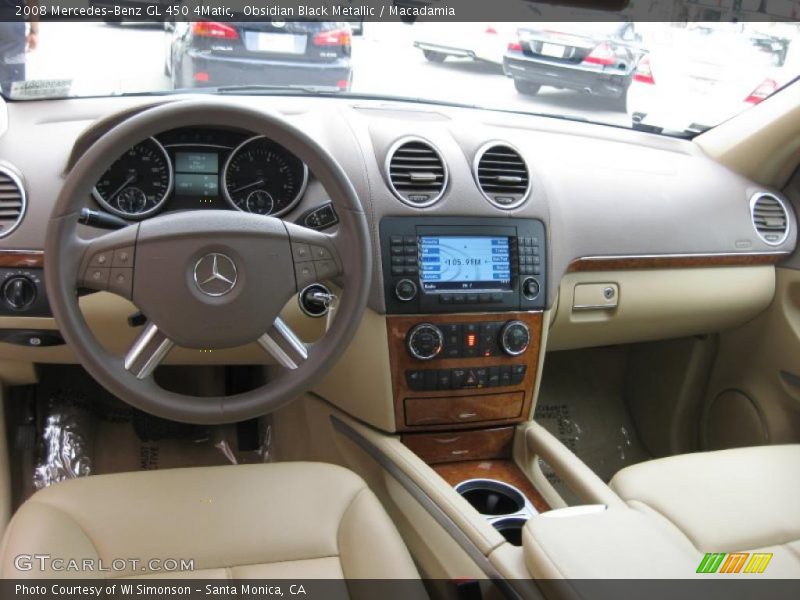 Obsidian Black Metallic / Macadamia 2008 Mercedes-Benz GL 450 4Matic