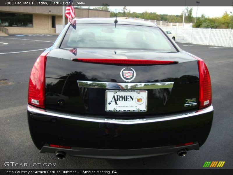 Black Raven / Ebony 2008 Cadillac CTS Sedan