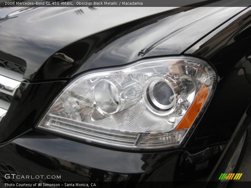 Obsidian Black Metallic / Macadamia 2008 Mercedes-Benz GL 450 4Matic