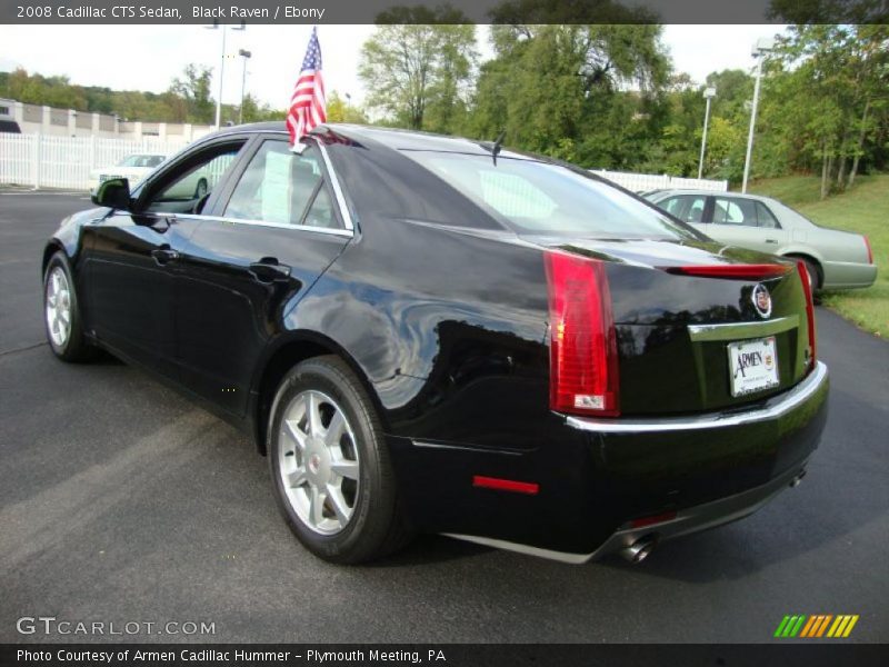 Black Raven / Ebony 2008 Cadillac CTS Sedan