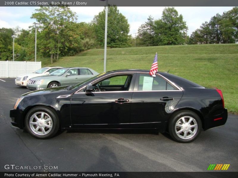 Black Raven / Ebony 2008 Cadillac CTS Sedan