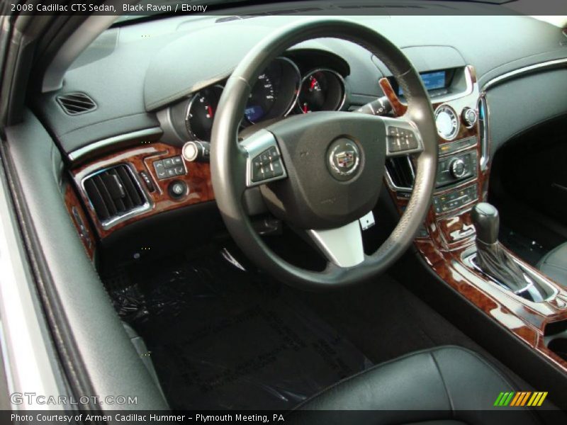 Black Raven / Ebony 2008 Cadillac CTS Sedan
