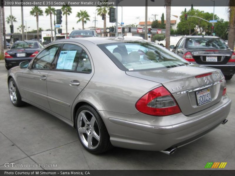 Pewter Metallic / Cashmere 2009 Mercedes-Benz E 350 Sedan