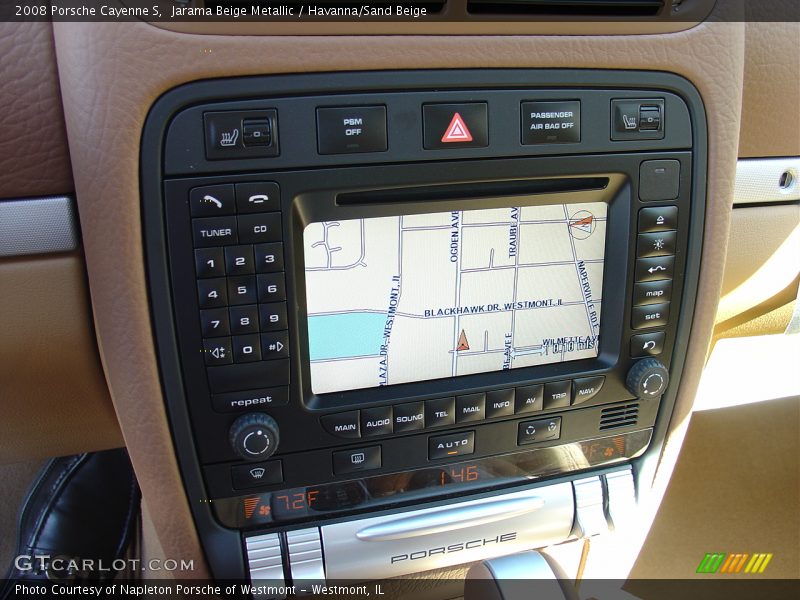 Jarama Beige Metallic / Havanna/Sand Beige 2008 Porsche Cayenne S