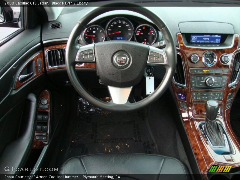 Black Raven / Ebony 2008 Cadillac CTS Sedan