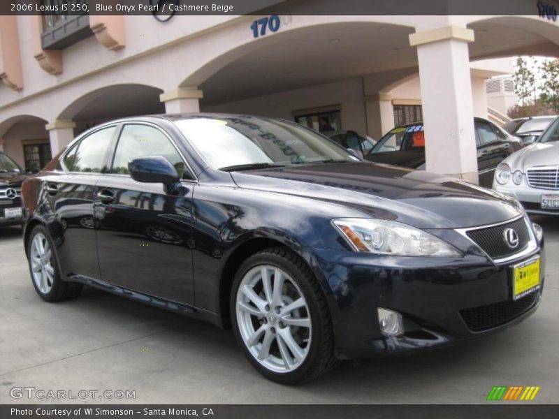 Blue Onyx Pearl / Cashmere Beige 2006 Lexus IS 250