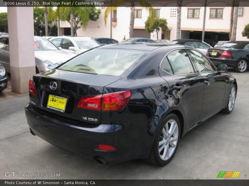 Blue Onyx Pearl / Cashmere Beige 2006 Lexus IS 250