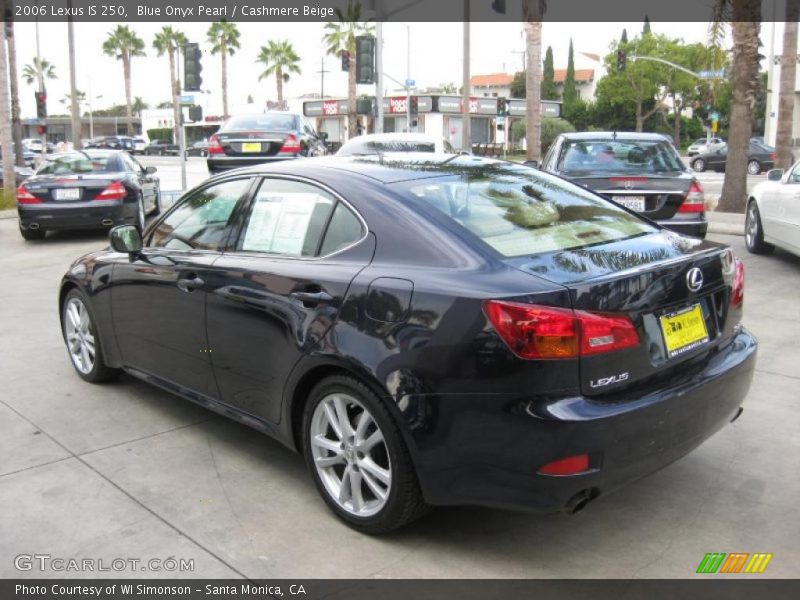 Blue Onyx Pearl / Cashmere Beige 2006 Lexus IS 250