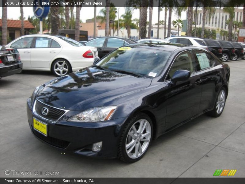 Blue Onyx Pearl / Cashmere Beige 2006 Lexus IS 250