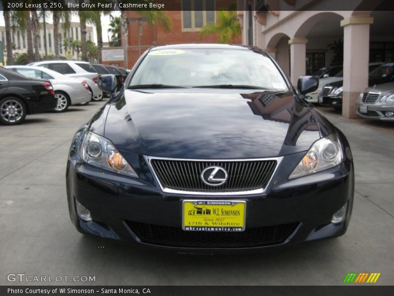 Blue Onyx Pearl / Cashmere Beige 2006 Lexus IS 250