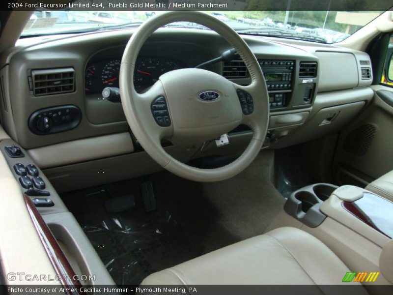 Pueblo Gold Metallic / Medium Parchment 2004 Ford Excursion Limited 4x4