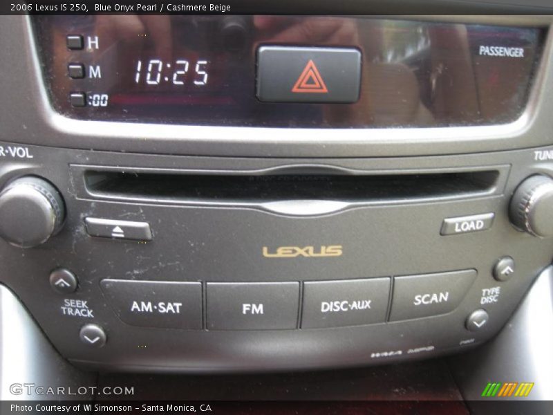 Blue Onyx Pearl / Cashmere Beige 2006 Lexus IS 250