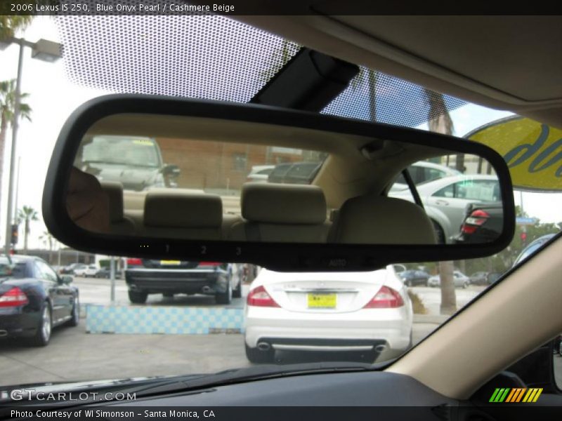 Blue Onyx Pearl / Cashmere Beige 2006 Lexus IS 250