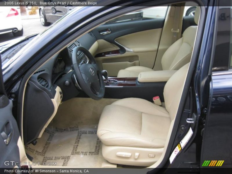Blue Onyx Pearl / Cashmere Beige 2006 Lexus IS 250