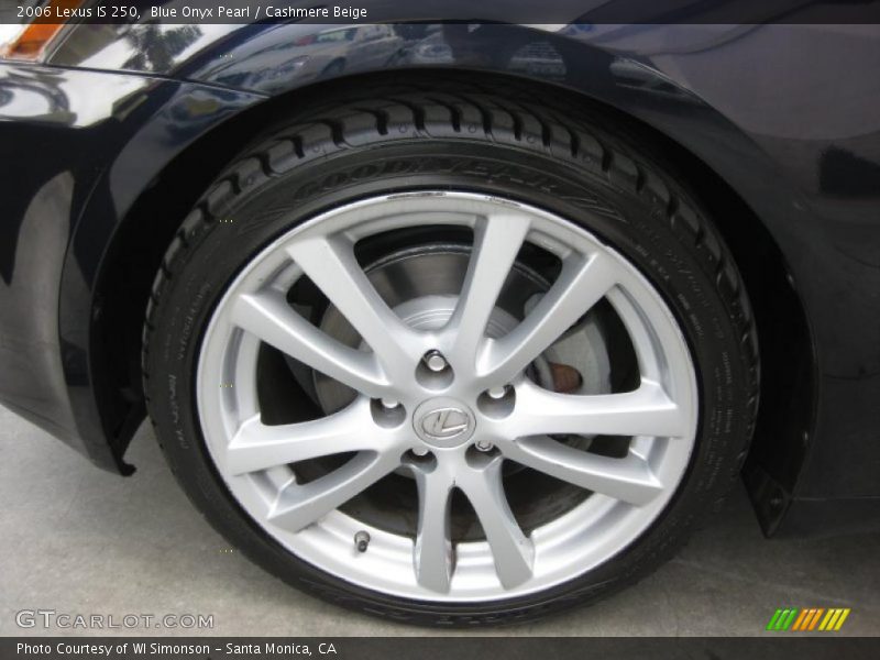 Blue Onyx Pearl / Cashmere Beige 2006 Lexus IS 250