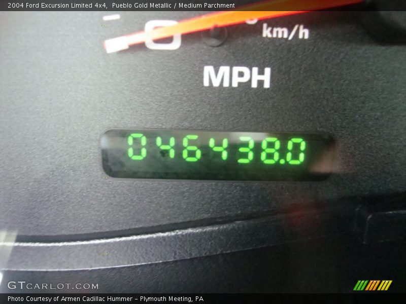 Pueblo Gold Metallic / Medium Parchment 2004 Ford Excursion Limited 4x4