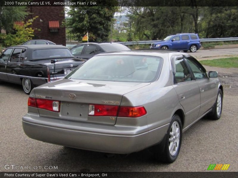 Antique Sage Pearl / Oak 2000 Toyota Camry LE V6