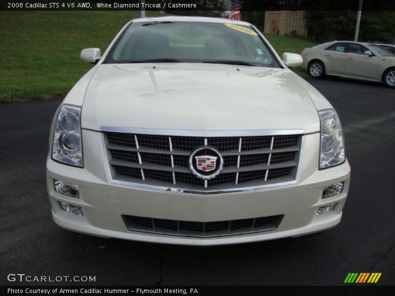 White Diamond Tricoat / Cashmere 2008 Cadillac STS 4 V6 AWD