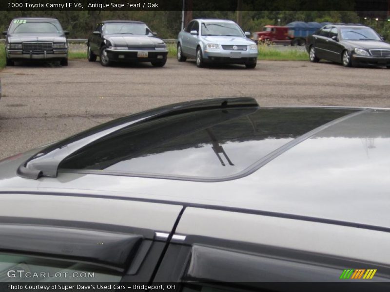 Antique Sage Pearl / Oak 2000 Toyota Camry LE V6