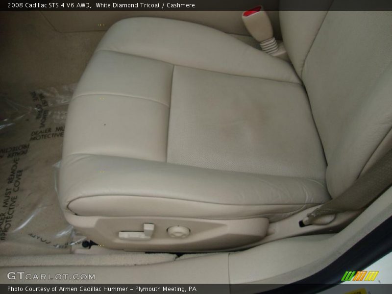 White Diamond Tricoat / Cashmere 2008 Cadillac STS 4 V6 AWD