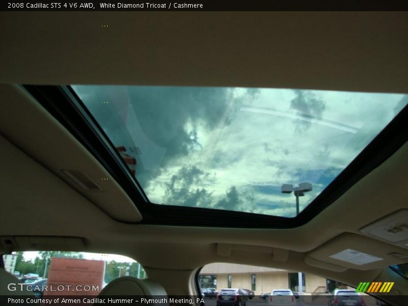 White Diamond Tricoat / Cashmere 2008 Cadillac STS 4 V6 AWD