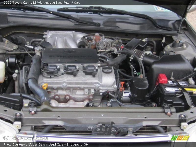 Antique Sage Pearl / Oak 2000 Toyota Camry LE V6