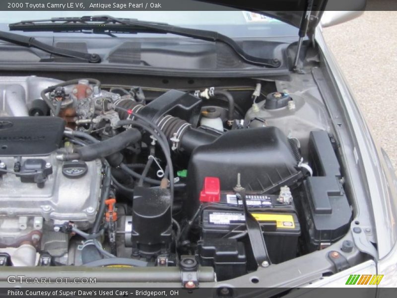 Antique Sage Pearl / Oak 2000 Toyota Camry LE V6