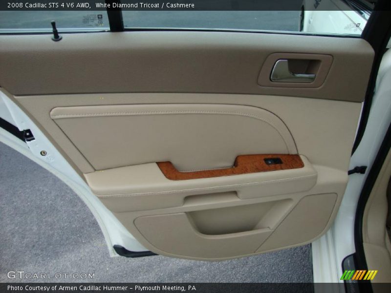 White Diamond Tricoat / Cashmere 2008 Cadillac STS 4 V6 AWD