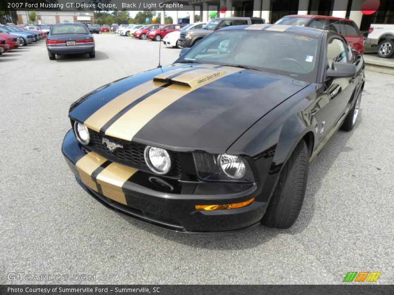 Black / Light Graphite 2007 Ford Mustang GT Deluxe Coupe
