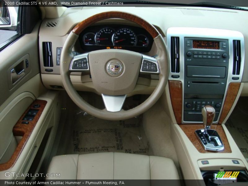 White Diamond Tricoat / Cashmere 2008 Cadillac STS 4 V6 AWD