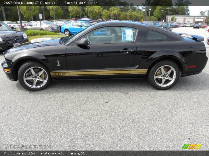 Black / Light Graphite 2007 Ford Mustang GT Deluxe Coupe