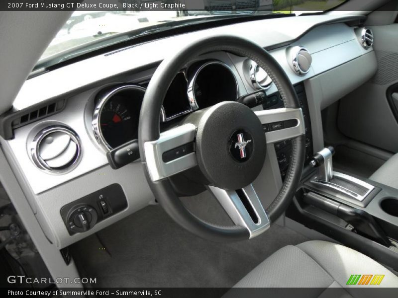 Black / Light Graphite 2007 Ford Mustang GT Deluxe Coupe