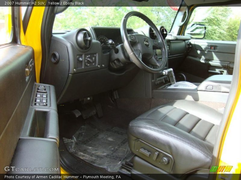 Yellow / Ebony Black 2007 Hummer H2 SUV