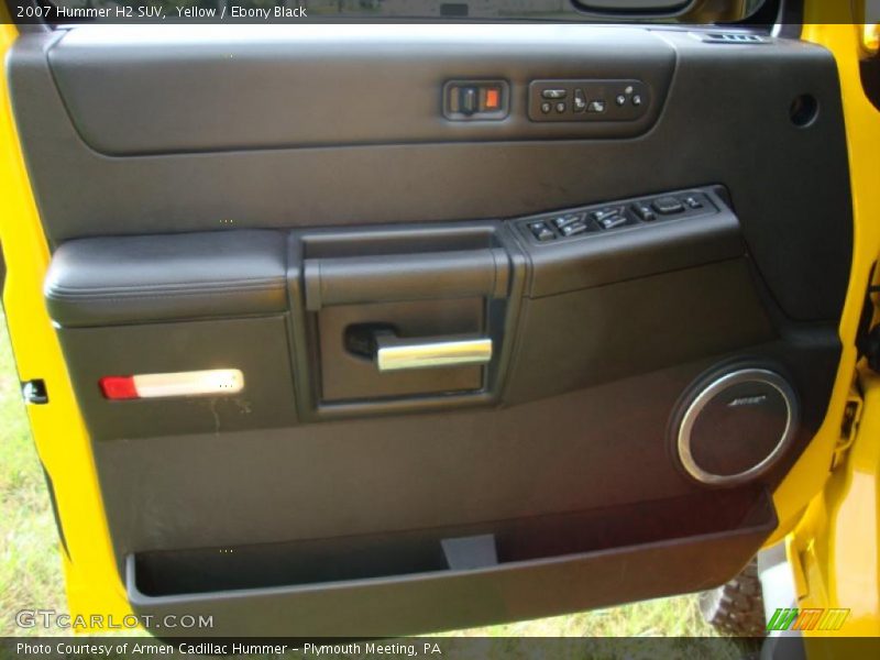 Yellow / Ebony Black 2007 Hummer H2 SUV