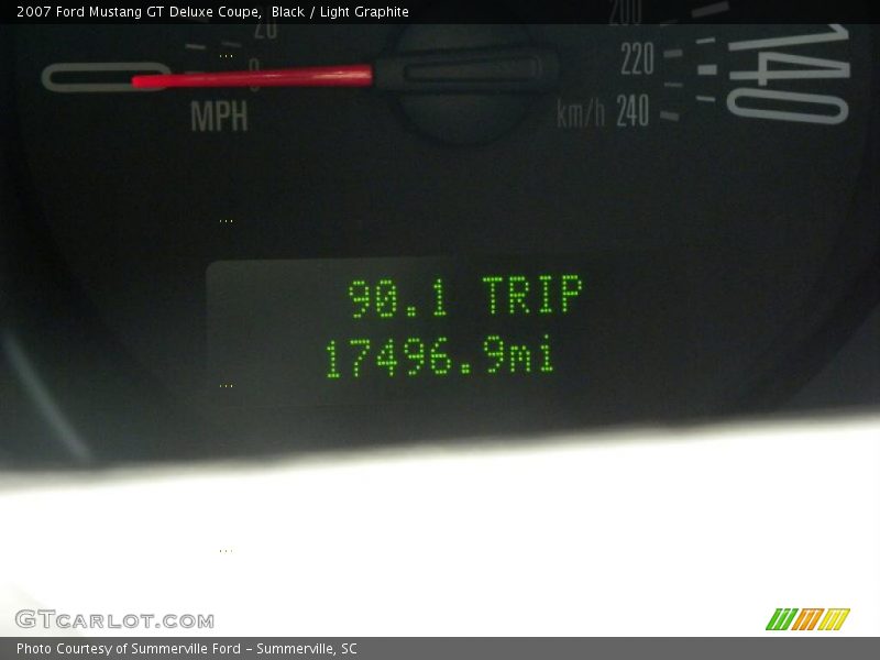 Black / Light Graphite 2007 Ford Mustang GT Deluxe Coupe