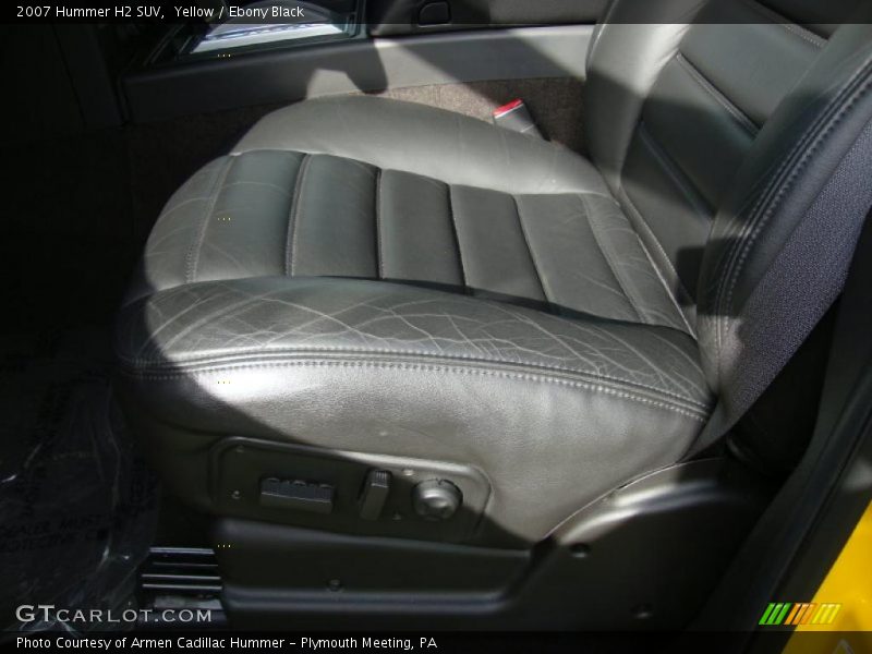 Yellow / Ebony Black 2007 Hummer H2 SUV