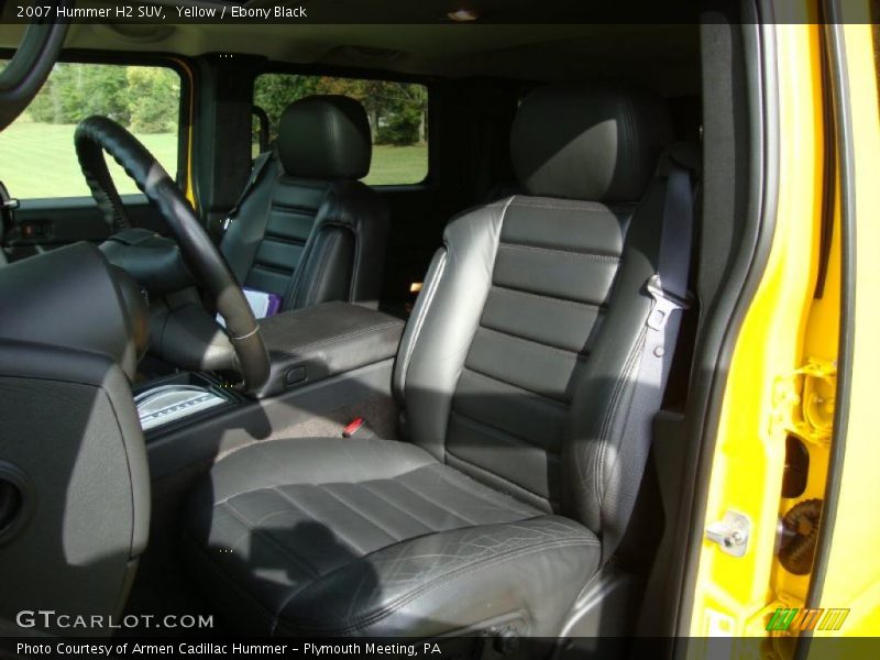 Yellow / Ebony Black 2007 Hummer H2 SUV