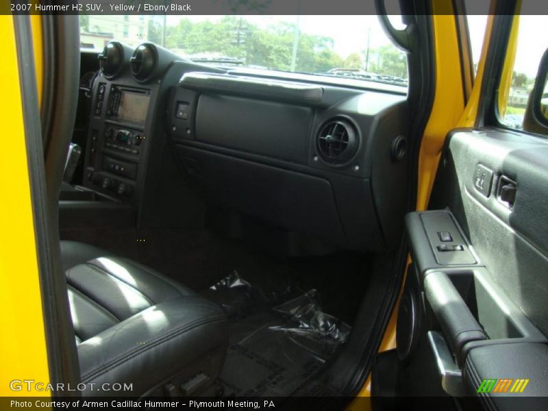 Yellow / Ebony Black 2007 Hummer H2 SUV