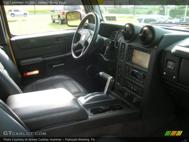 Yellow / Ebony Black 2007 Hummer H2 SUV