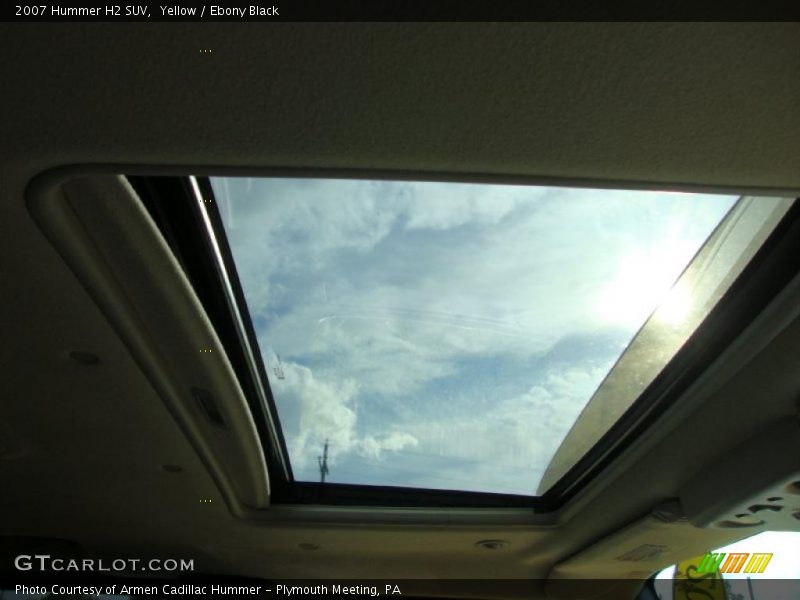 Yellow / Ebony Black 2007 Hummer H2 SUV