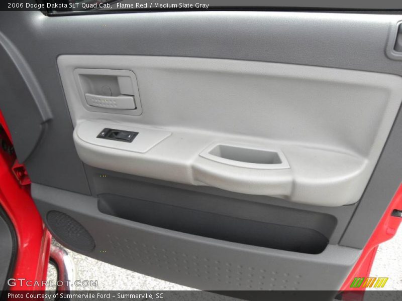 Flame Red / Medium Slate Gray 2006 Dodge Dakota SLT Quad Cab