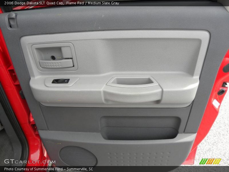 Flame Red / Medium Slate Gray 2006 Dodge Dakota SLT Quad Cab